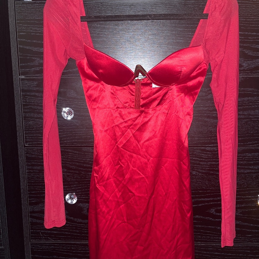 Red Oh Polly Mini Dress